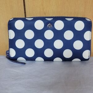 Kate Spade Large Continental Wallet - Joe Seaside Dot